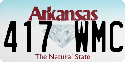 AR license plate 417WMC