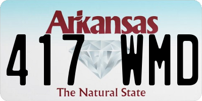 AR license plate 417WMD