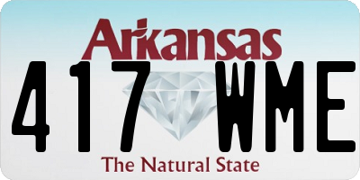 AR license plate 417WME