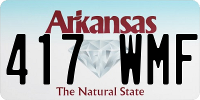 AR license plate 417WMF
