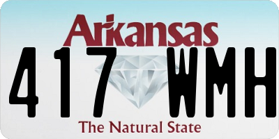 AR license plate 417WMH