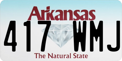 AR license plate 417WMJ