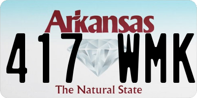 AR license plate 417WMK