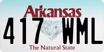 AR license plate 417WML