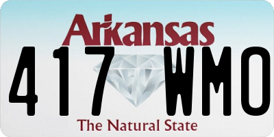 AR license plate 417WMO