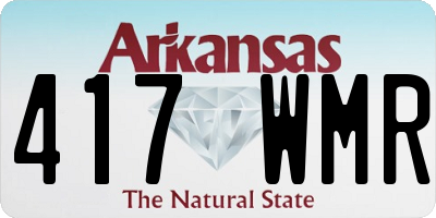 AR license plate 417WMR