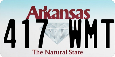 AR license plate 417WMT