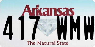 AR license plate 417WMW