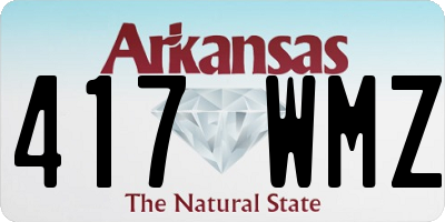 AR license plate 417WMZ