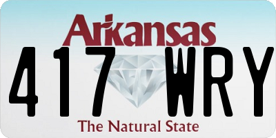 AR license plate 417WRY