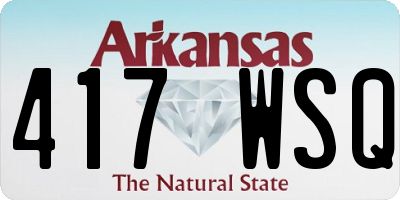 AR license plate 417WSQ