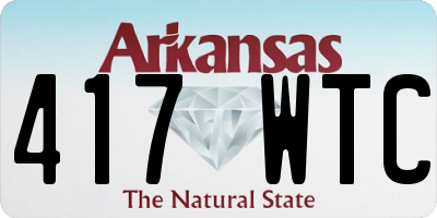 AR license plate 417WTC