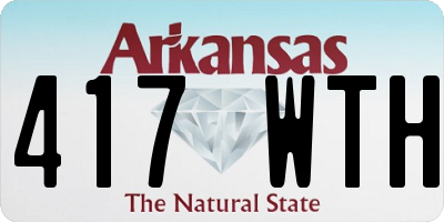 AR license plate 417WTH