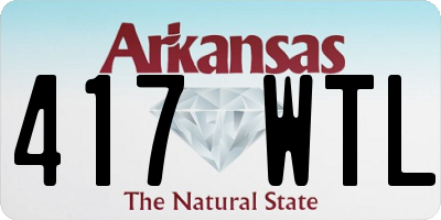 AR license plate 417WTL
