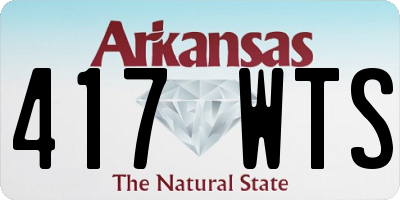 AR license plate 417WTS