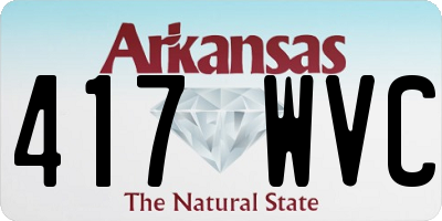 AR license plate 417WVC