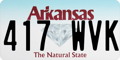 AR license plate 417WVK