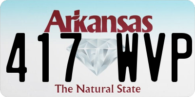 AR license plate 417WVP