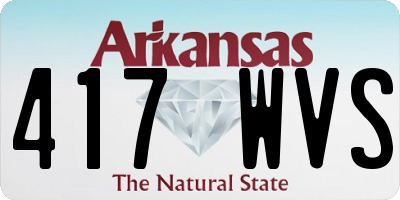 AR license plate 417WVS