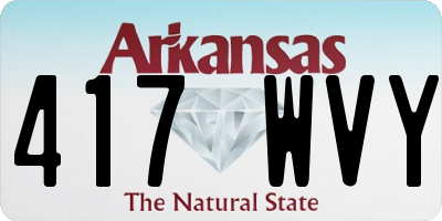 AR license plate 417WVY