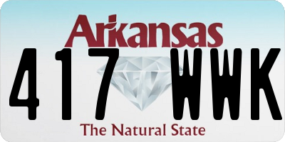 AR license plate 417WWK