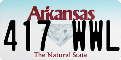 AR license plate 417WWL