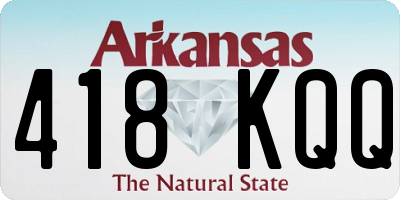 AR license plate 418KQQ