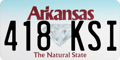 AR license plate 418KSI