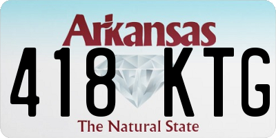 AR license plate 418KTG
