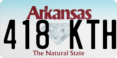 AR license plate 418KTH
