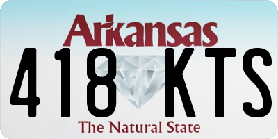 AR license plate 418KTS