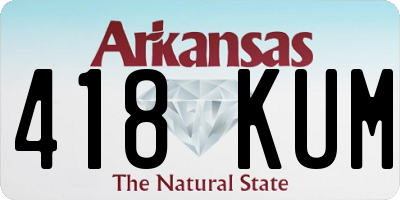 AR license plate 418KUM