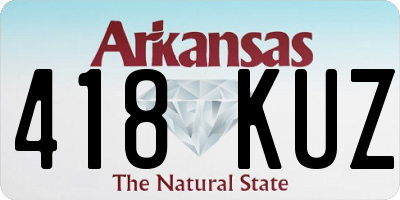 AR license plate 418KUZ