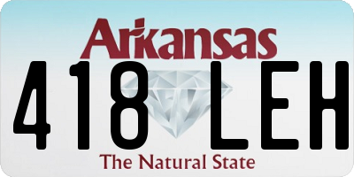AR license plate 418LEH