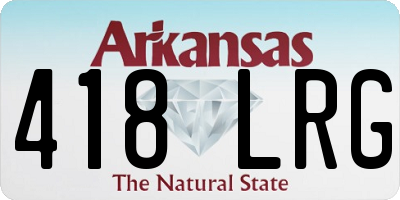 AR license plate 418LRG