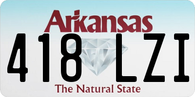 AR license plate 418LZI