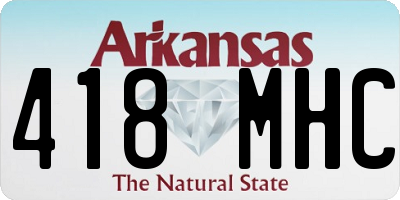 AR license plate 418MHC
