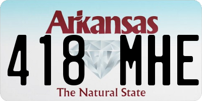 AR license plate 418MHE