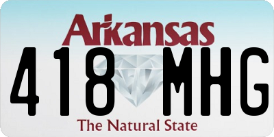 AR license plate 418MHG