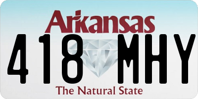 AR license plate 418MHY