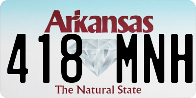AR license plate 418MNH