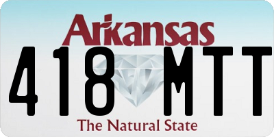 AR license plate 418MTT