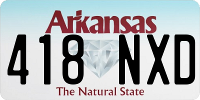 AR license plate 418NXD