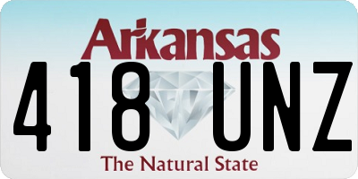 AR license plate 418UNZ