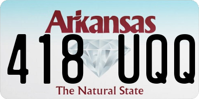 AR license plate 418UQQ