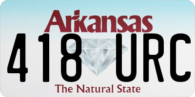 AR license plate 418URC