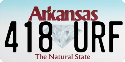 AR license plate 418URF