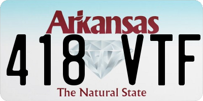 AR license plate 418VTF