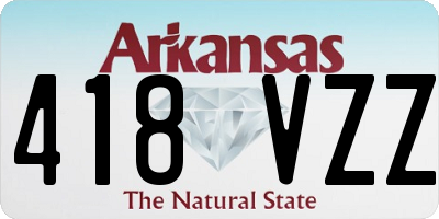 AR license plate 418VZZ