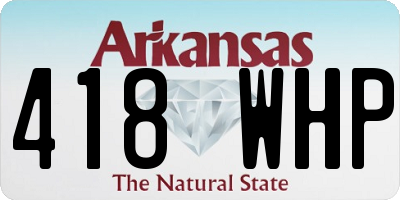 AR license plate 418WHP